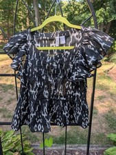 H&M Black Lightweight Blouse/Top — listing 6
