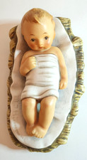 Goebel Christ Child / Infant Jesus of Prague Porcelain Figurine, Red Robe with Orb