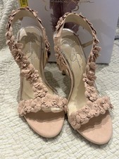 Jessica Simpson Metallic Pink Strappy Heeled Sandals, Women's Size 8.5 — listing 2