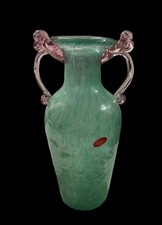 Scavo Glass Bottle Vase with Frosted Pitted Texture — listing 4