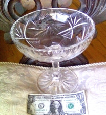 Cut Crystal Pinwheel Pattern Candlestick Holder — listing 6