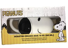 Snoopy Sculpted Face Ceramic Coffee Mug (Peanuts) — listing 2