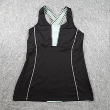 Gaiam Criss Cross Back Tank Top, Army Green, Size XL — listing 2