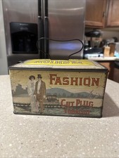 Fashion Cut Plug Tobacco Tin Lunch Box Pail with Wire Handle — listing 5