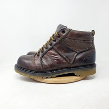 Dr. Martens Vintage Tan Leather 3-Eyelet Hiker Shoes with D-Ring Hooks — listing 2
