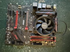 MSI B450 Gaming Pro Carbon Max WiFi ATX Motherboard (AM4) with CPU Cooler and HyperX RAM — listing 5