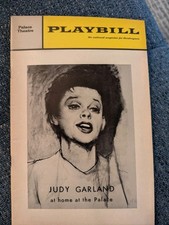 Judy Garland 'At Home at the Palace' Original 1967 Palace Theatre Broadway Window Card Poster