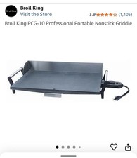 Broil King PCG-10 Professional Portable Nonstick Electric Griddle — listing 2