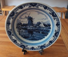 Delft Blue Distel Hand-Painted Ceramic Jug / Pitcher, White & Blue Floral, Model 341/21, ~20cm — listing 2