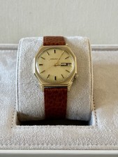 Vintage Bulova Accutron Tuning Fork Wristwatch, 10K Gold Filled Bezel, Stainless Steel Case