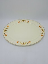 Hall China Autumn Leaf Oval Serving Platter (Jewel Tea) — listing 3