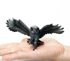 Vintage PVC Owl Figure with Grey Wings and Yellow Body Yes - a brand/copyright name is stamped — listing 5
