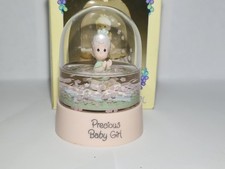 Precious Moments Bisque Porcelain Figurine - Girl with Baby Carriage — listing 6