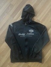Harley-Davidson Women's Two-Tone Gray Hooded Pullover Sweatshirt, Big Moose Portland Maine Dealer — listing 2