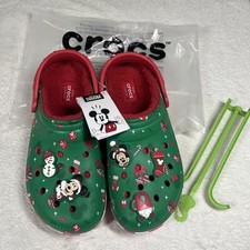 Crocs Classic Disney Holiday Lined Clog with Mickey, Donald & Pluto Jibbitz, listing 2