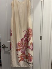 Joie Cream Floral Smocked Bodice Cotton Midi Sundress, Size XS — listing 4
