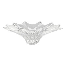 Mid-Century Modern Heavy Crystal Freeform Bowl / Ashtray Dish, 5.5" Small — listing 3