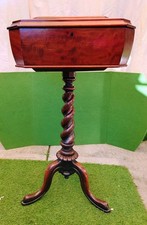 Antique Mahogany Sheraton-Style Tall Chest of Drawers with Flame Veneer, listing 3