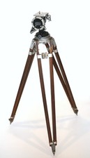 Vintage Professional Wooden Tripod with Fluid Head — listing 3
