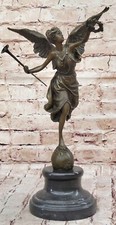 Figural Bronze Sculptural Bowl with Reclining Nude Female Figures — listing 6