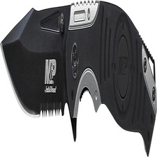 Smith & Wesson Framelock Folding Pocket Knife with Partially Serrated Drop-Point Blade, listing 4