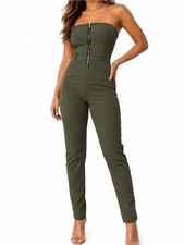 Windsor Black Long-Sleeve Utility Jumpsuit with Cargo Pockets