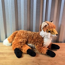 Plush Red Fox Stuffed Animal with Bushy Tail and Black Paws — listing 6