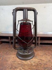 Vintage Dietz Red Cold Blast Kerosene Barn Lantern — listing 4