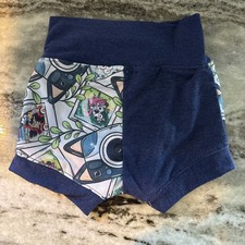 Handmade Baby Bummies Shorts - Hocus Pocus Halloween Print, Size 0-3M — listing 2