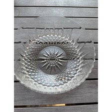 Arcoroc Diamant Pattern Clear Glass Dessert Bowls Set of 5 — listing 5