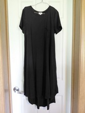 LuLaRoe Carly Dress - Brown/Black Aztec Geometric Print, Size M — listing 5