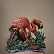Chrome Wire Flamingo Napkin Holder / Letter Rack