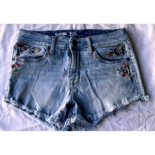 Mossimo Supply Co. Floral Embroidered Mid-Rise Skinny Jeans — listing 5