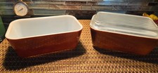 Vintage Pyrex 502 Blue Refrigerator Dish with Ribbed Glass Lid (1.5 Pint) — listing 4