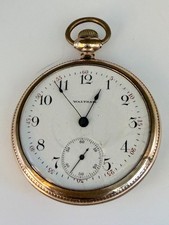 Waltham Open Face Pocket Watch, Gold-Filled Case — listing 6