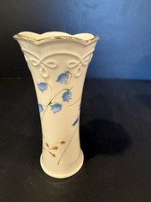 Lenox Ivory China Bud Vase with Gold and Enamel Scrollwork Decoration