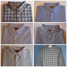 The Foundry Supply Co. Men's Long-Sleeve Windowpane Check Button-Down Shirt, Size 2XLT — listing 2