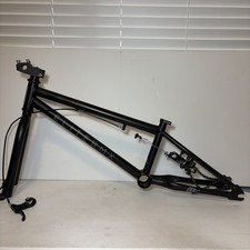 Elite BMX 20" Freestyle Bike, Matte Black with Blue Tires