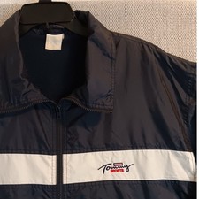 Tommy Sport Colorblock Half-Zip Hooded Windbreaker Anorak — listing 3