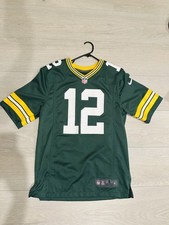 Nike Green Bay Packers Aaron Rodgers #12 On Field Football Jersey, White, Size 40 (M) — listing 5