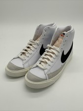 Nike Blazer Mid '77 Vintage White Black Sneakers — listing 6