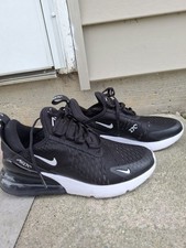 Nike Air Max 270 Black/White Women's Sneakers, Size US 7.5