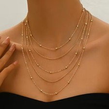 Multi-Strand Woven Chain Bracelet with Sterling Silver Bolt-Ring Clasp — listing 5