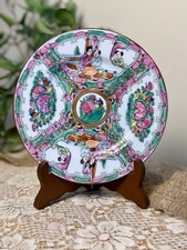 Antique Hand-Painted Famille Rose Porcelain Covered Sauce Tureen on Stand — listing 4
