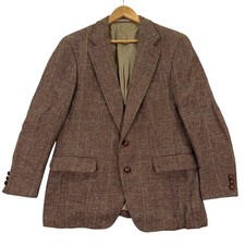 Stanley Blacker Men's Tan/Camel Sport Coat Blazer with Gold Buttons