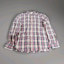 H&M L.O.G.G. Light Blue Cotton Button-Down Oxford Shirt with Chambray Collar Trim — listing 3