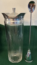 Vintage Three-Piece Cocktail Shaker with Built-In Strainer Cap — listing 6