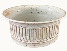 Pair of Vintage Studio Pottery Stoneware Bowls, Signed — listing 4