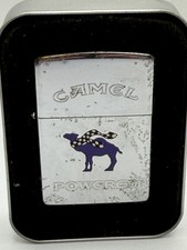 Zippo Camel Cigarette Lighter with Raised Pewter Camel Emblem in Original Box — listing 5