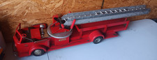 Vintage Model Toys Rossmoyne Aerial Ladder Fire Truck, Pressed Steel — listing 3